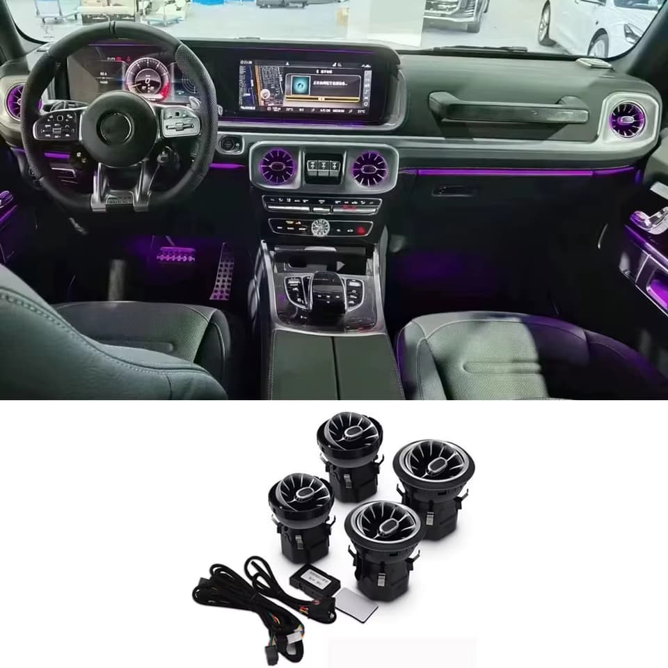 MERCEDES BENZ G-Klasse W464 - LED Lüftungsdüsen 64 Farben